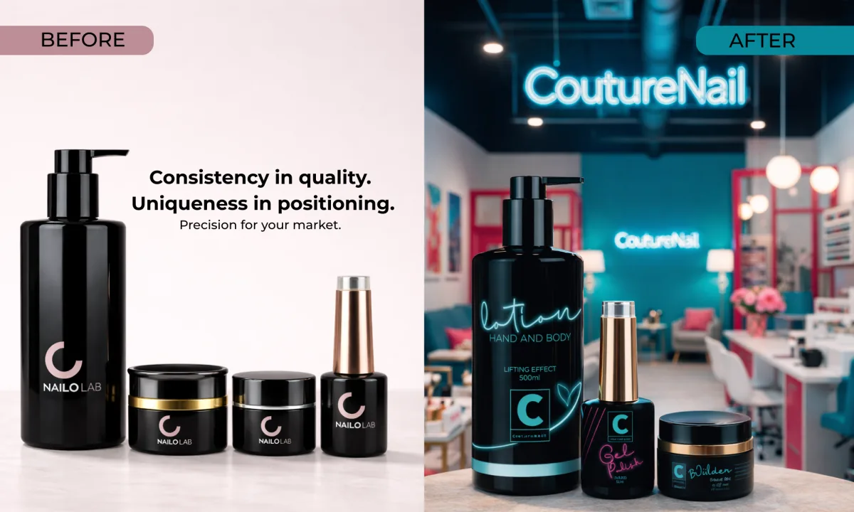 Nailo Lab Bold and Trendy brand concept — CoutureNail