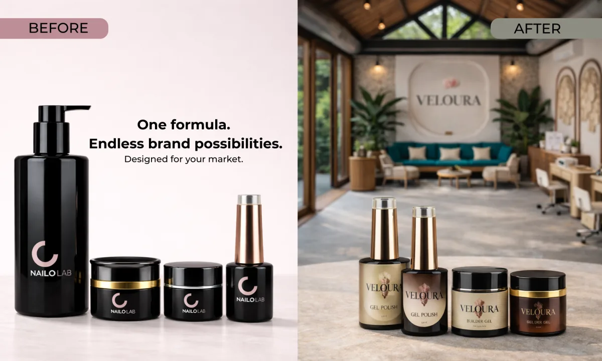 Nailo Lab Tropical Spa brand concept — Veloura