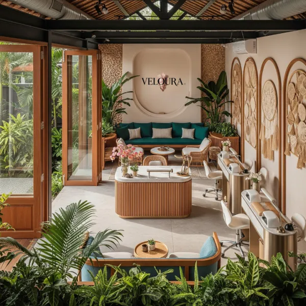 Nailo Lab Tropical Spa brand concept