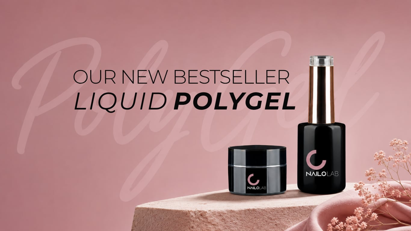 Nailo Lab Liquid Polygel — our new bestseller, bottle and jar format