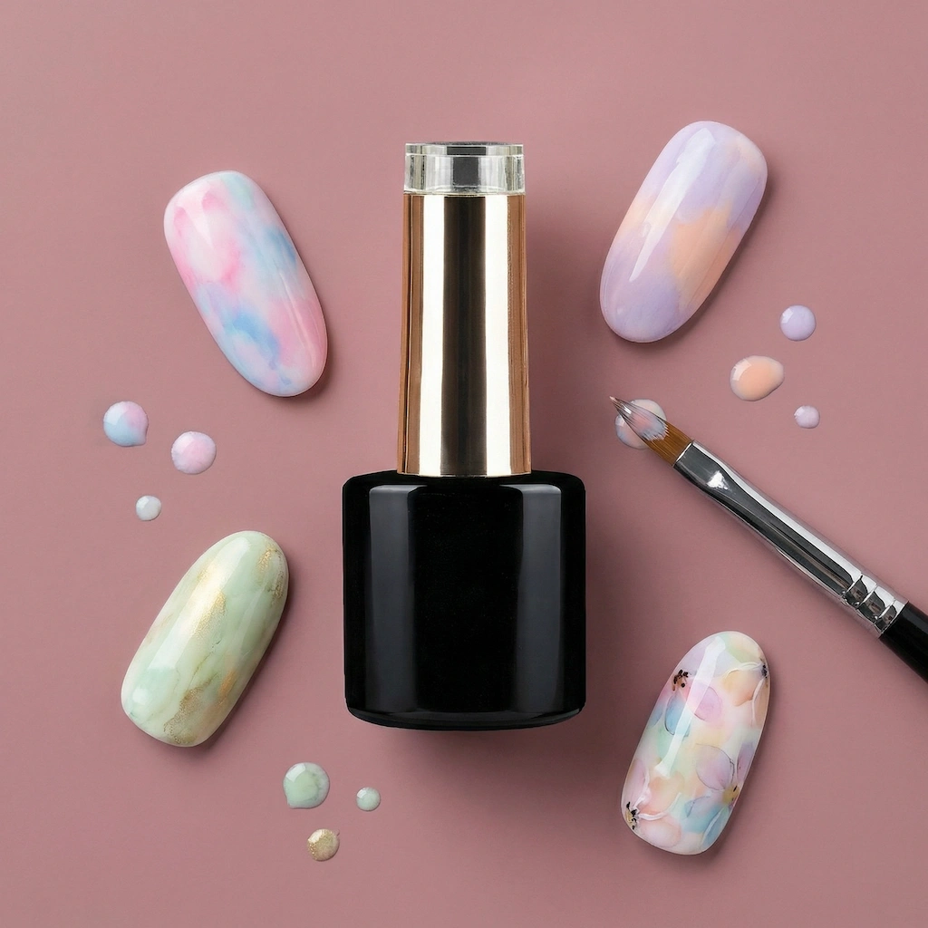 Aquarelle for nail art — private label nail product by NailoLab