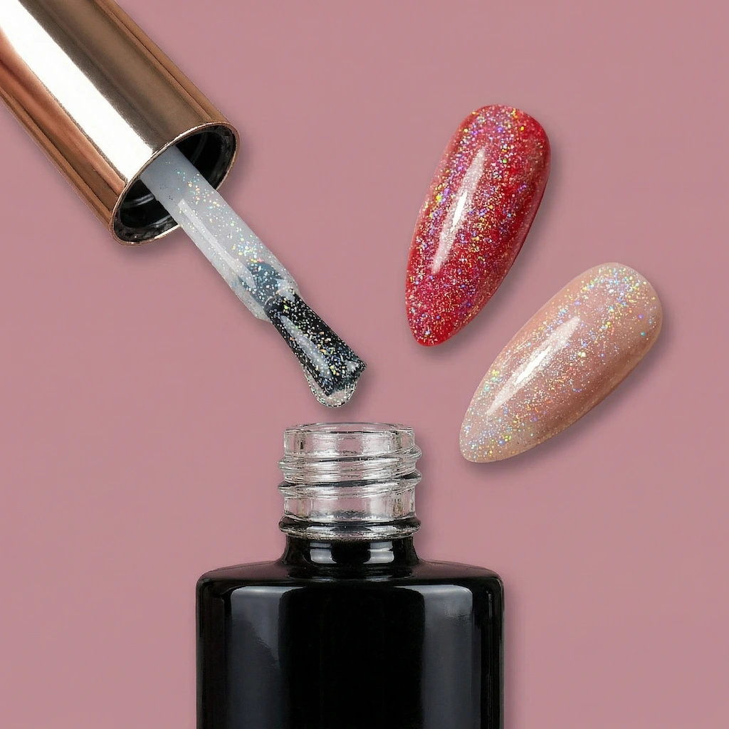 Starlight Sparkly TOP UV/LED 8ml — private label nail product by NailoLab