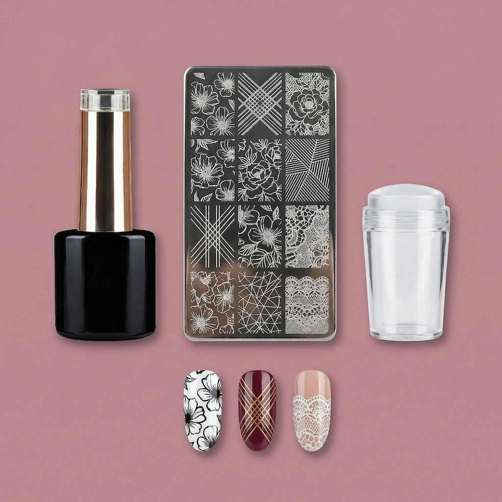 Stamping nail art polish — private label nail product by NailoLab